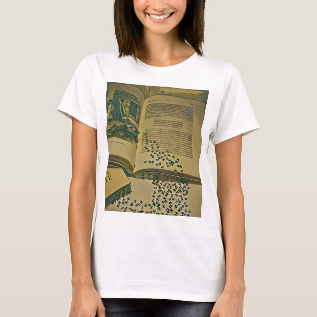 Camiseta Presente de amante de biblioteca (Frente)