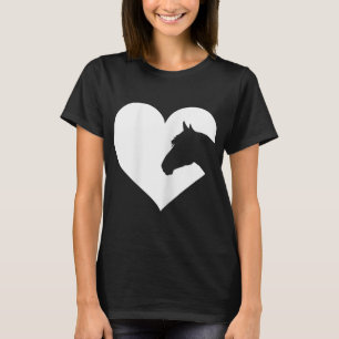 Camiseta Presente de amante de cavalos para raparigas e mul