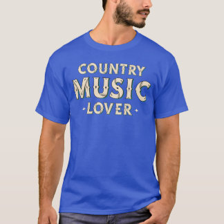 Camiseta presente de amante de música country