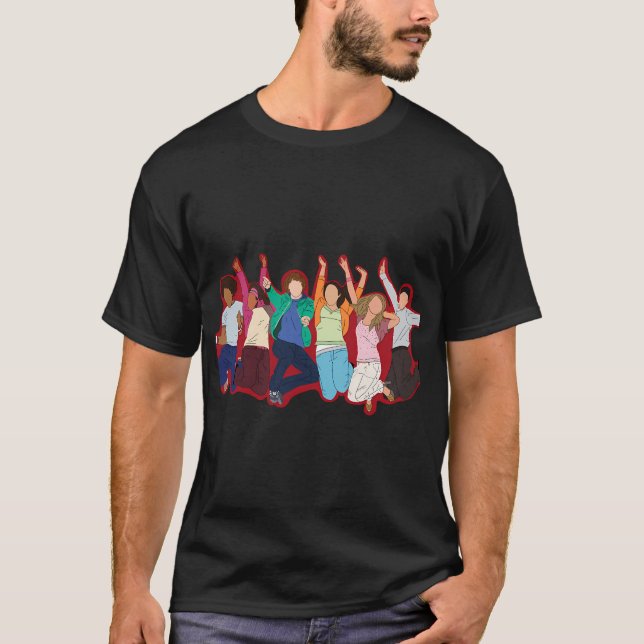 Camiseta Presente de Amante elenco de High School Musical (Frente)