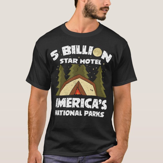 Camiseta Presente de amigo Camping Parques Nacionais Campis (Frente)