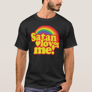 Camiseta Presente de amigo O Satanás Me Ama