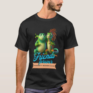 Camiseta presente de amigos lagartos