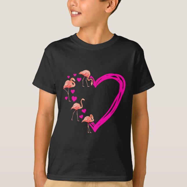 Camiseta Presente de Amor Dia dos Namorados Pássaro Flaming (Frente)