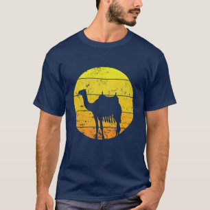 Camiseta Presente de animal de camelo deserto dromedário co