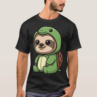 Camiseta Presente de animal fofo Slothurtle