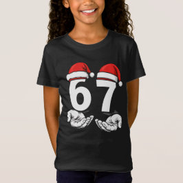 Camiseta Presente de aniversário 67 para crianças meme seis