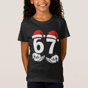 Camiseta Presente de aniversário 67 para crianças meme seis