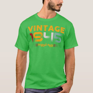 Camiseta Presente de aniversário da família original de peç