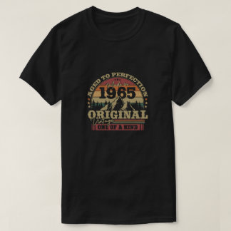 Camiseta Presente de aniversário da Vintage em 1965