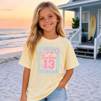 Camiseta Presente de Aniversário de 13 Anos para Meninas Li