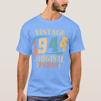 Camiseta Presente de aniversário de 1944 de 80 anos de idad