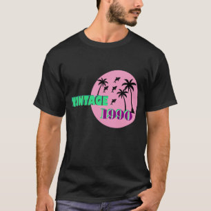 Camiseta Presente de Aniversário de 1990 Retrô