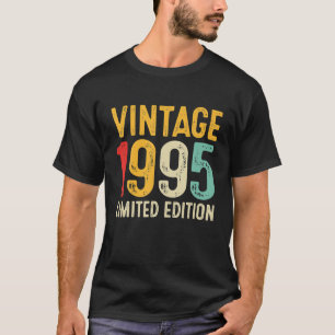 Camiseta Presente de Aniversário de 27 Anos Vintage 1995