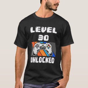 Camiseta Presente de aniversário de 30 anos de jogos de víd