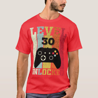 Camiseta Presente de aniversário de 30 anos de vídeo engraç