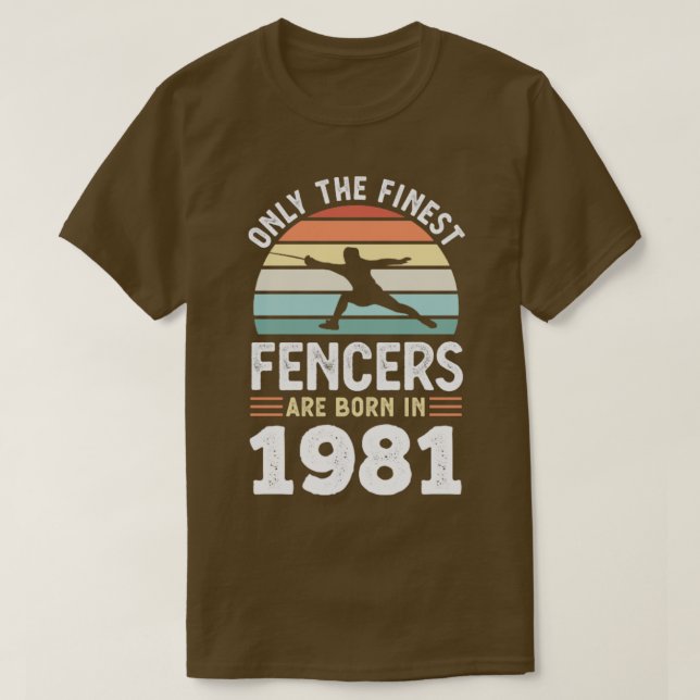 Camiseta Presente de aniversário de 40 anos de cercas do na (Frente do Design)