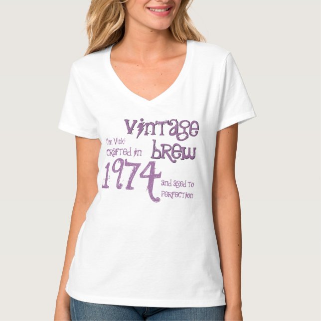 Camiseta Presente de aniversário de 40 anos fermentação 6 (Frente)