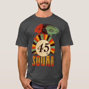 Camiseta presente de aniversário de 45 anos de música de es