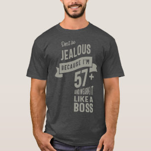 Camiseta Presente de aniversário de 57 anos