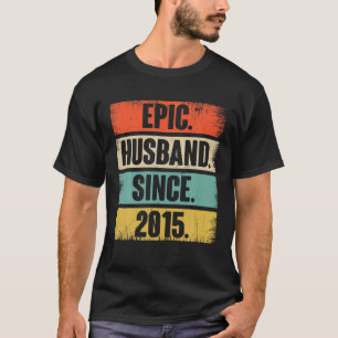 Camiseta Presente De Aniversário De 7 Para Ele Epic Husband