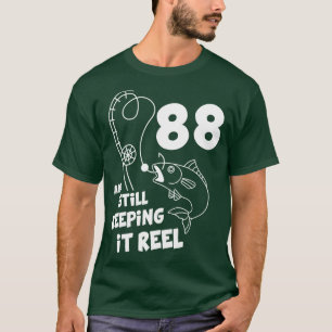 Camiseta Presente de aniversário de 88 dias de pesca