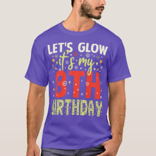 Camiseta presente de aniversário de 8 anos