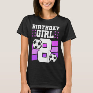 Camiseta Presente de Aniversário de 8 Anos para Menina de 8