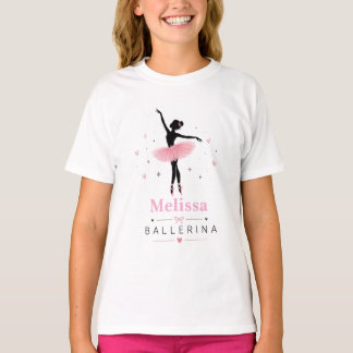 Camiseta "Presente de Aniversário de Bailarina Fofa | Camis