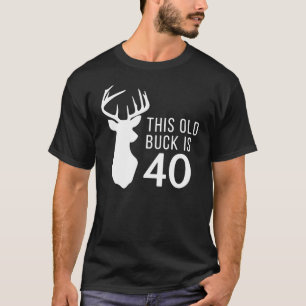Camiseta Presente de aniversário de caçador Este velho Buck