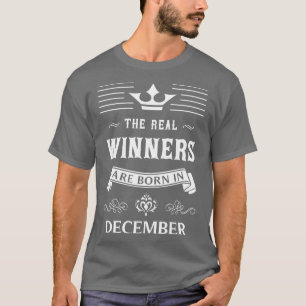 Camiseta presente de aniversário de dezembro