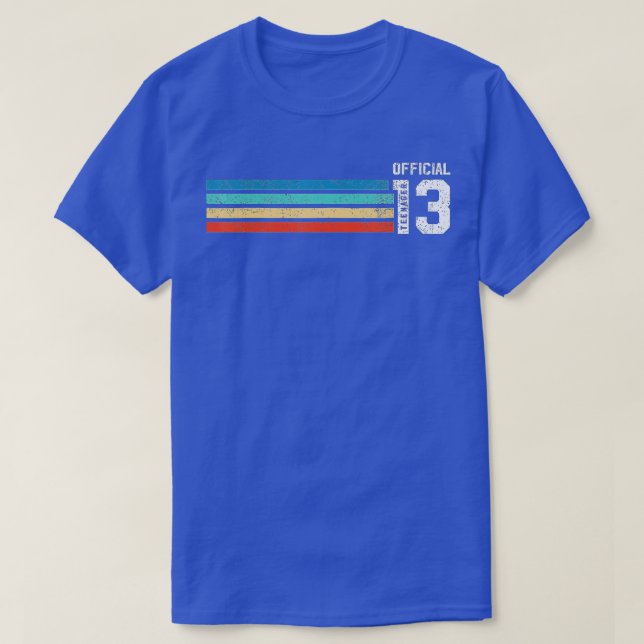 Camiseta Presente de aniversário de vídeo de 13 desbloquead (Frente do Design)
