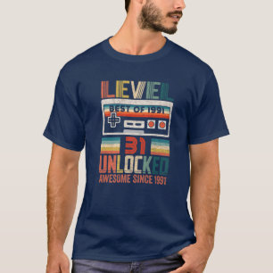 Camiseta Presente De Aniversário De Vintage Melhor Do Nív