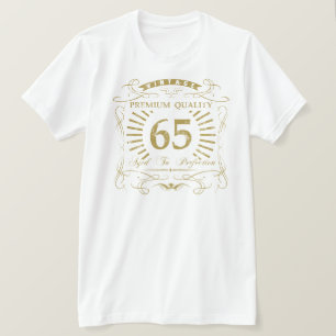Camiseta Presente de aniversário do 65º