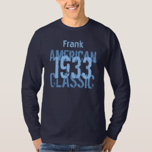Camiseta Presente de aniversário do 80 americano Classic 1