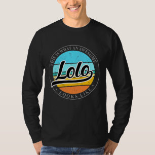 Camiseta presente de aniversário do dia de os pais para Lol