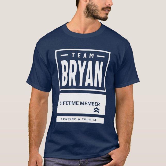 Camiseta Presente de Aniversário do Nome Personalizado Brya (Frente)