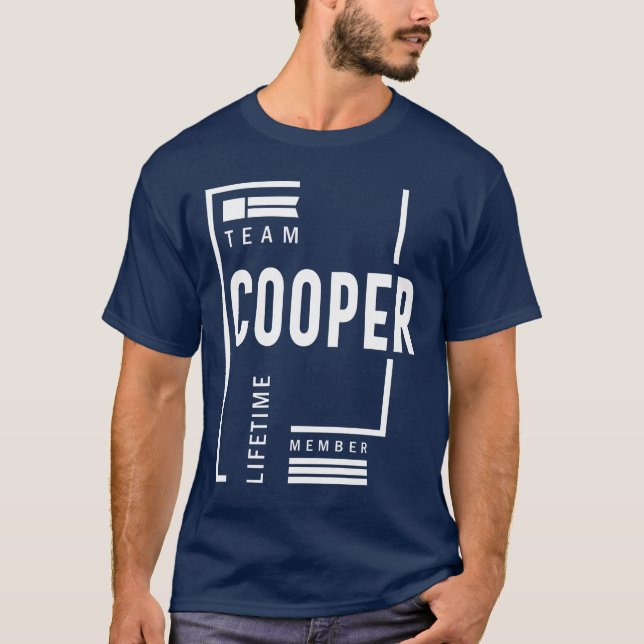 Camiseta Presente de Aniversário do Nome Personalizado Coop (Frente)