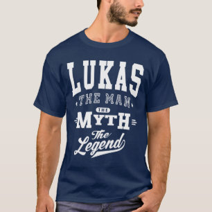 Camiseta Presente de Aniversário do Nome Personalizado Luka