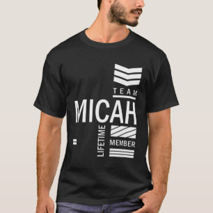 Camiseta Presente de Aniversário do Nome Personalizado Mic