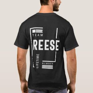 Camiseta Presente de Aniversário do Nome Personalizado Rees