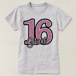 Camiseta Presente de Aniversário Doce 16
