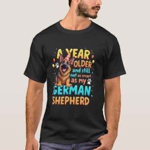 Camiseta Presente de Aniversário Engraçado Cachorro Pastor