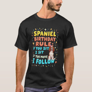 Camiseta Presente de Aniversário Engraçado Cavalier King Ch