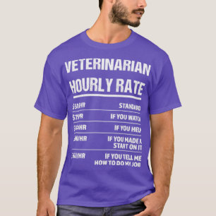 Camiseta Presente de Aniversário Engraçado com Taxa Horária