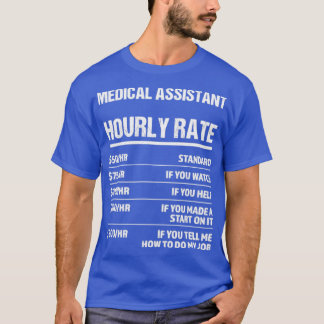 Camiseta Presente de Aniversário Engraçado de Taxa Horária