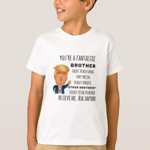 Camiseta Presente de aniversário engraçado do Irmão Trum