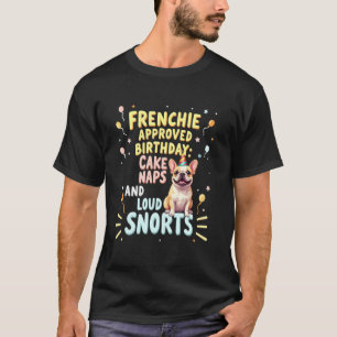 Camiseta Presente de Aniversário Engraçado French Bulldog C