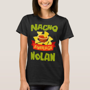 Camiseta Presente de aniversário engraçado nome nacho médio