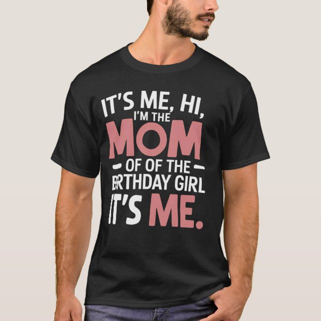 Camiseta Presente de Aniversário Fofo para Mãe da Menina Fe (Frente)